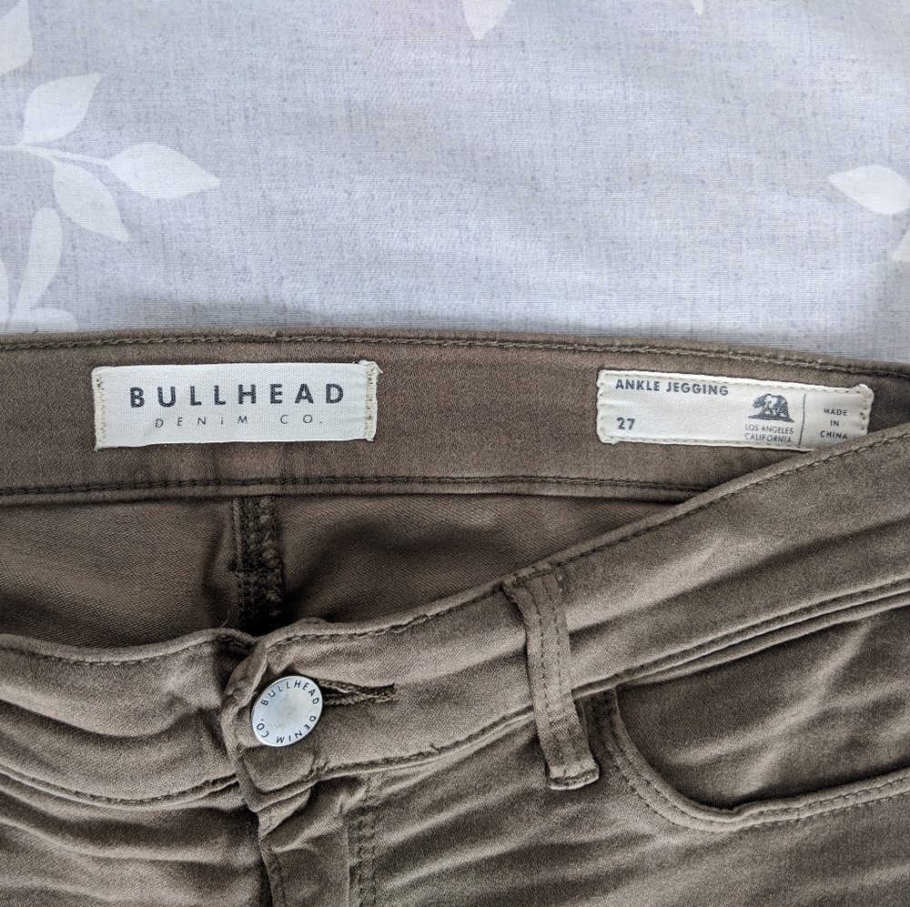 Bullhead denim | Olive Green Ankle Jegging